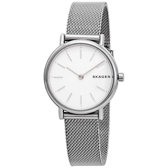 NWT Authentic Skagen Signatur White Dial Women's Watch - Picture 1 of 3
